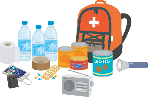 自宅だけの備蓄の場合